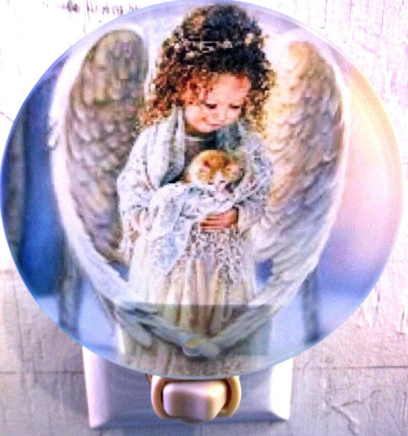 Angel Night Light Religious Night Light Child Night Light Etsy