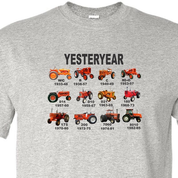 orange tractor shirt, allis chalmers shirt, vintage tractor shirt, tractor shirt, farm shirt, funny shirt