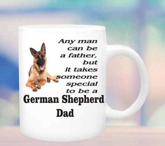 german shepherd dad mug