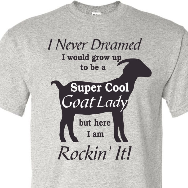 Super Cool Goat Lady shirt funny shirt LOL shirt popular Etsy