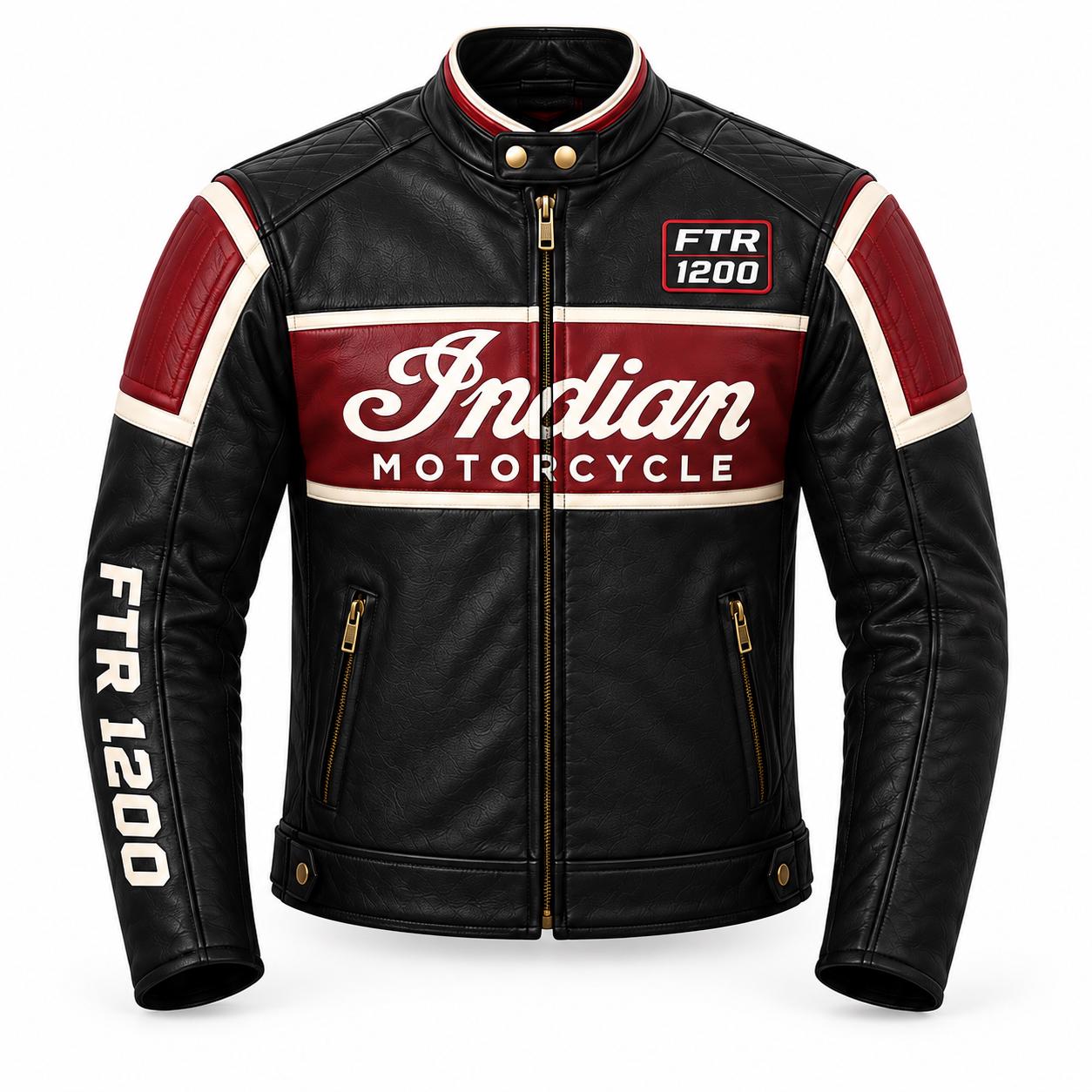 Indian Motorcycle Leather Jacket - Etsy