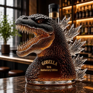 Godzilla Whiskey Glass - Etsy Canada