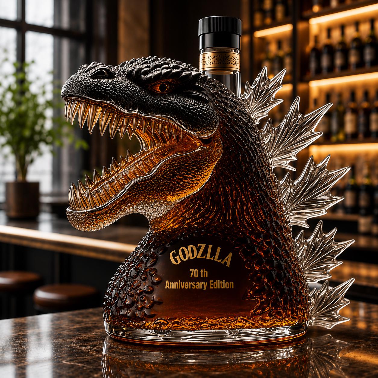 Godzilla Whiskey Glass - Etsy Canada