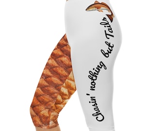 Leggings Capri con estampado de escamas de pez / Pesca