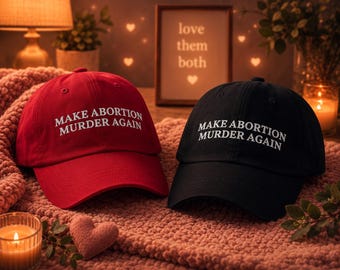 MAMA Hat | Embroidered Statement Cap | Pro-Life Hat | Conversation Starter Gift
