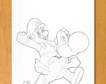 Mario & Yoshi Original Buntstifte