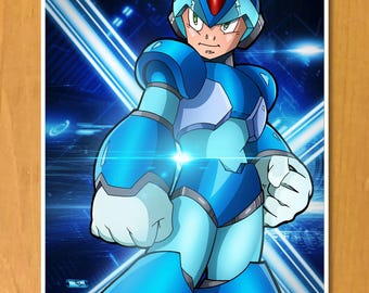 Megaman X Kunstdruck
