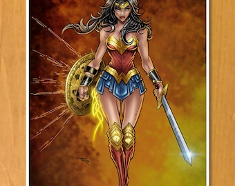 Wonder Woman Kunstdruck