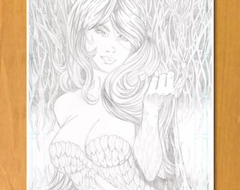 Poison Ivy Original Bleistifte