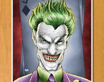 Joker Kunstdruck