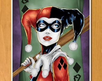 Harley Quinn Kunstdruck
