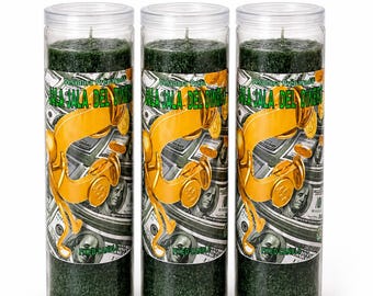 Money Drawing Ritual Candle – Manifest Abundance, Prosperity Spell (7-Day Fixed Candle)