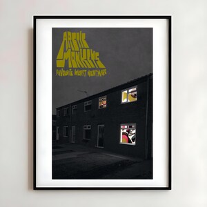 Arctic Monkeys 'Favourite Worst Nightmare' Matte Vertical Poster | 505 Album Cover Art