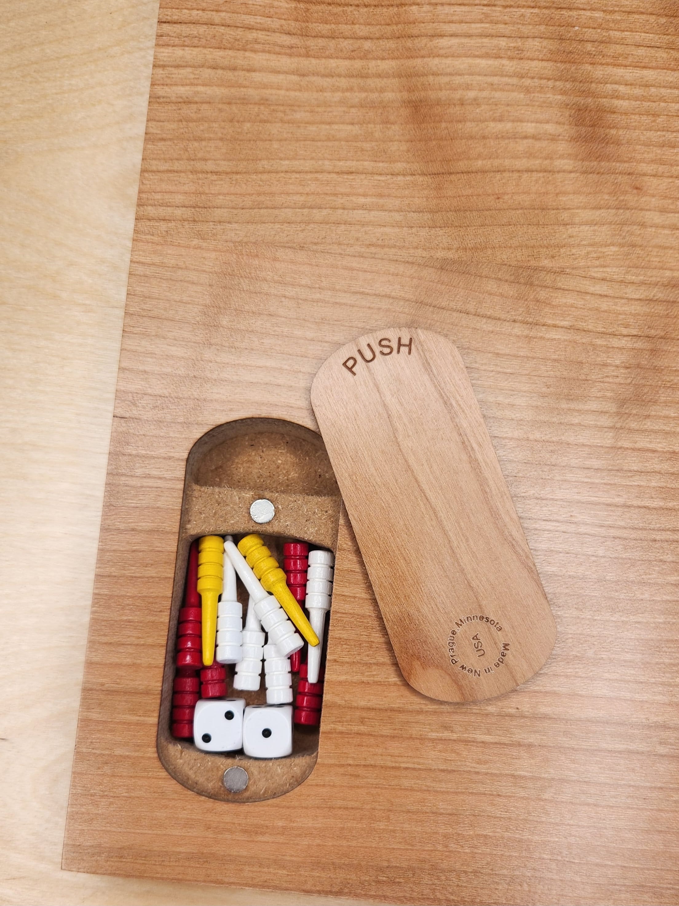 Baseball Board Game - Personalized, Maple, Custom, College, MLB, School Dice game