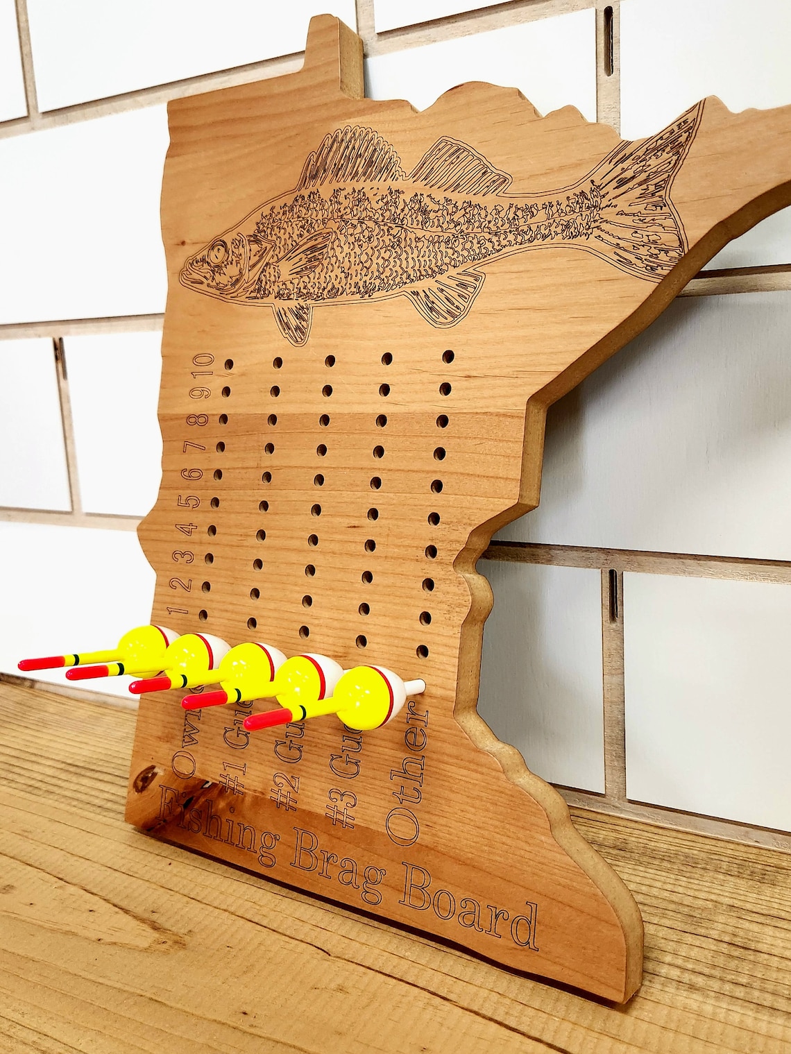 Fishing Brag Board Fish House Ice Fishing Cabin Etsy