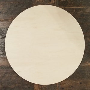 1/2 Plywood Craft Round Blanks image 1