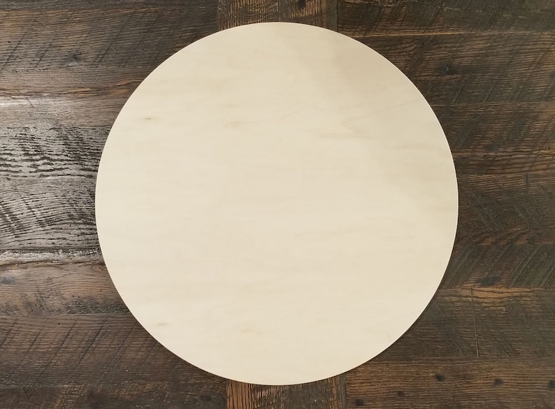 1/2 Plywood Craft Round Blanks image 1