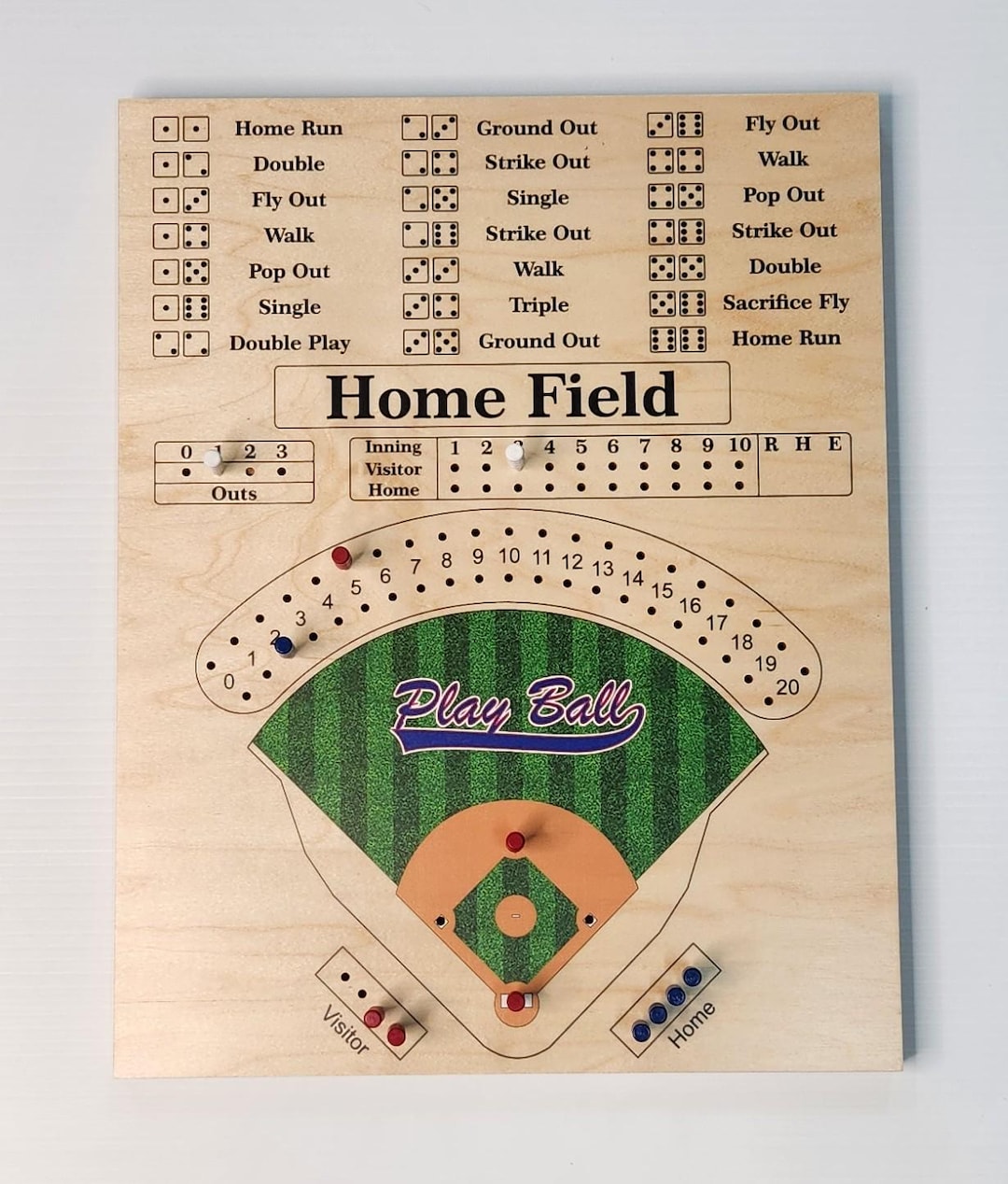 Baseball Board Game - Personalized, Full Color, Custom, College, MLB ...