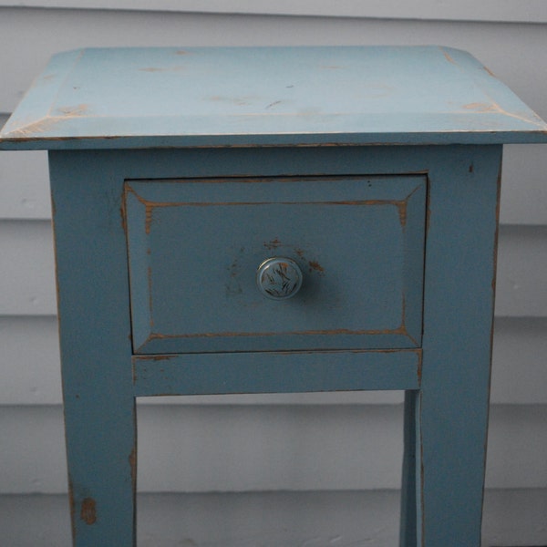 Side Table w/ Drawer Handmade