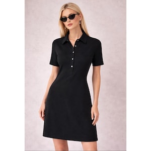 calvin klein black button down dress Sculpt Button-Down Shirt Full Button Down Calvin Klein Dress Womens P