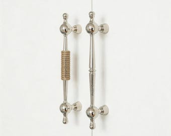 Brass Entry Cabinet Pull, French Drawer Knob, Wardrobe Hardware for Kitchen
