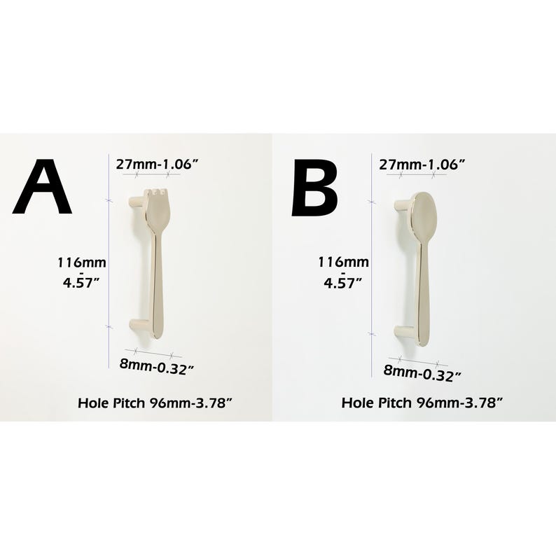Titanium Silver Brass Pull, Creative Drawer Cabinet Handle for Kitchen image 4
