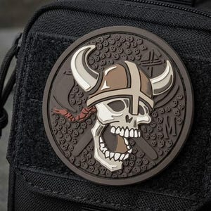 Custom 3D PVC Rubber Patch with Velcro | Personalized Tactical Logo Backing