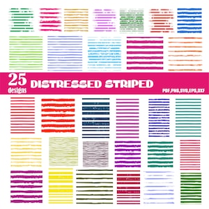 Distressed Striped Svg Png Bundle, Grunge Striped Background, Stripe Pattern Svg, Checkered Background, Line pattern svg, Grunge svg