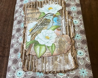 Birds and Butterflies Handmade Journal