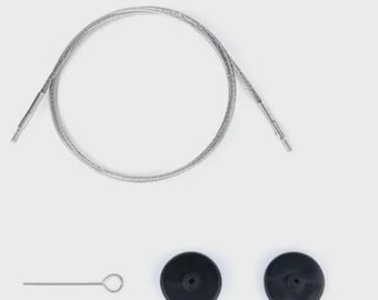 LYKKE Crafts - Interchangeable Braided Steel Cords for 5" Flight Circular Needle Tips