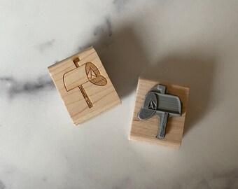 Mailbox Rubber Stamp
