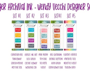 Ranger / Wendy Vecchi Designer Series / Letter It Archival Mini Ink Pads