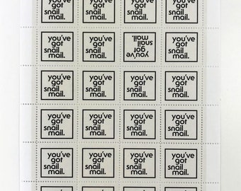 The Portland Stamp Company - You’ve Got Snail Mail Poster Stamps