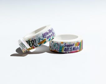 Mary Likes Postcards School Board Elections Postcards to Voters washi tape, perfect for decorating your get-out-the-vote postcards!