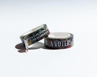Mary Likes Postcards State Flowers Postcards to Voters washi tape, perfect for decorating your get-out-the-vote postcards!