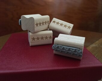 Five Stars Rubber Stamp