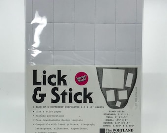 The Portland Stamp Company - Lick & Stick Variety (5 stuks) - Make-Your-Own posterpostzegels