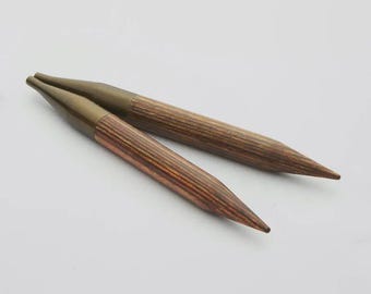 KnitPro Ginger Knitting Needle Tips - 4" and 5" Interchangeable Needle Tips for Circular Needles
