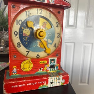 1968 Fisher Price Clock - Etsy