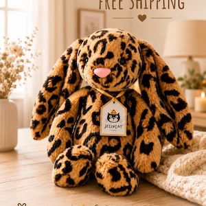 Leopard Jellycat - Etsy