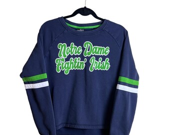 Notre Dame Fighting Irish Sweatshirt Colosseum Blue Medium