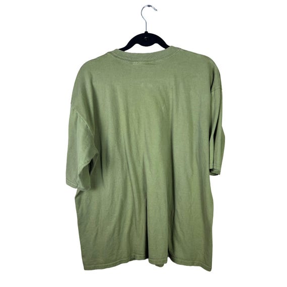 90s Shirini Vintage Men's XL Green Big Five African Safari T-Shirt Earthy View 2
