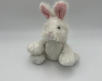 Ganz Webkinz jaren 2000 witte konijn pluche knuffel unisex 8 inch Y2K