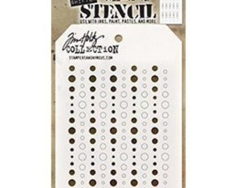 Tim Holtz Layering Stencil: Shifter Baubles - Stampers Anonymous