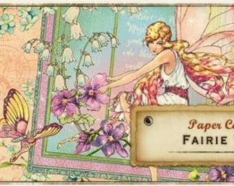 Graphic 45 Fairie Wings 8 sheets 12 x 12