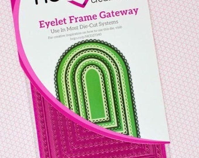 Picture Frame Eyelets Heartfelt Creations Eyelet Frame Gateway Die - Etsy