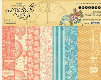 Graphic 45 Imagine 12x12 Patters & Solids Pad