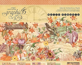 Graphic 45 Hello Pumpkin 8×8 Collection Pack