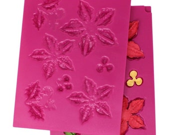 Heartfelt Creations Small 3D Festive Poinsettia Shaping Mold