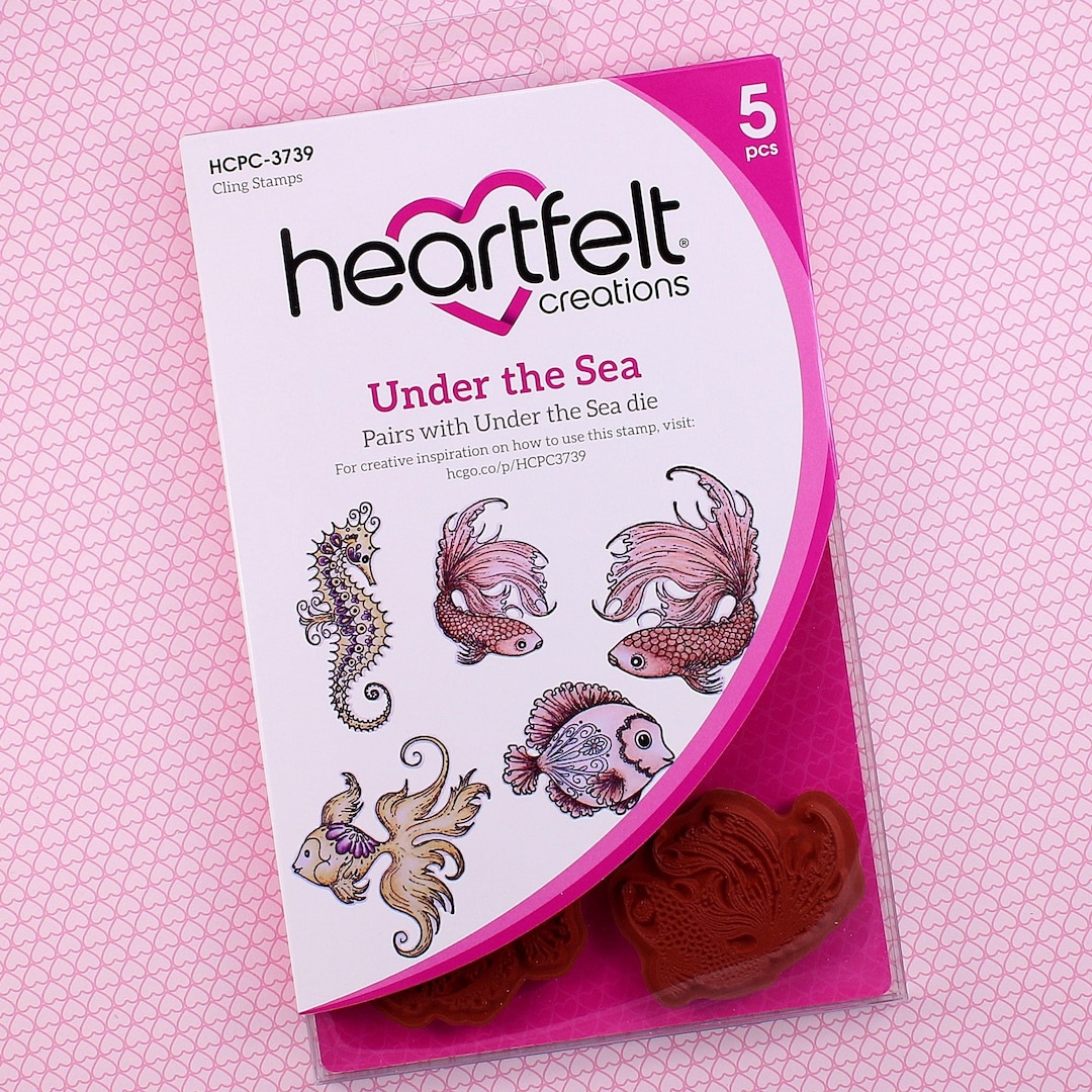 Heartfelt Creations Under the Sea Cling Stamp Set - Etsy